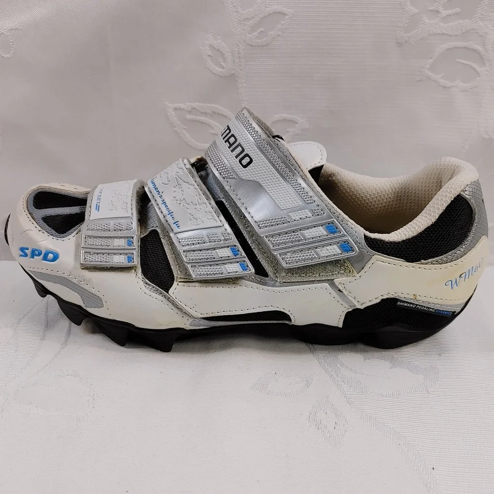 Shimano Pedaling Dynamics Women's Size 8.5 WM60 White Cycling Shoe SPD